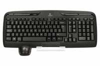 Zestaw bezprzewodowy klawiatura i mysz Logitech czarny MK330