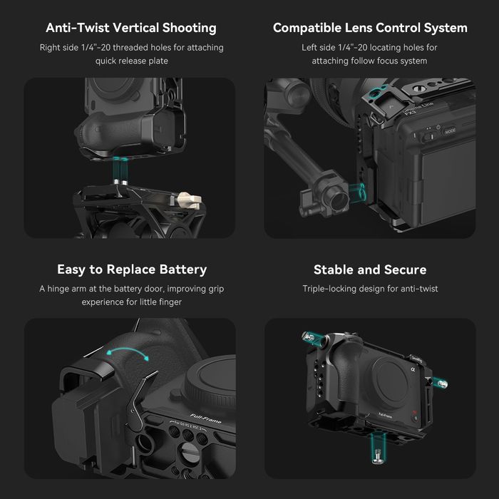 Клітка для камери SmallRig Cage 4183 для Sony FX3 FX30