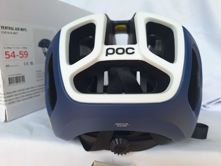 Kask rowerowy szosowy Poc Ventral Air Mips Lead Blue Matt M 54-59cm