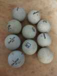 10 Bolas para jogar golf algumas estao novas