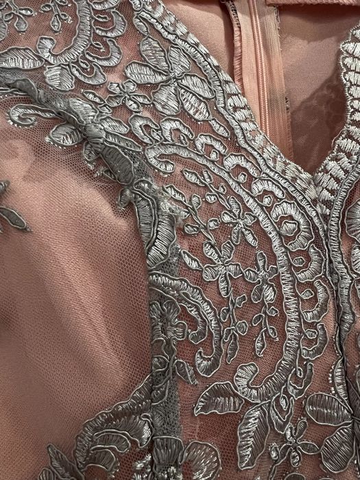 Плаття вечірне сукня міді сітка кружево