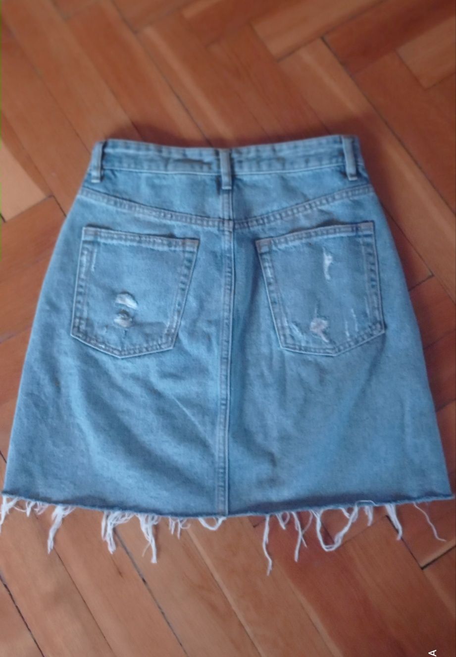 Spódnica jeansowa h&m 34 xs wysoki stan