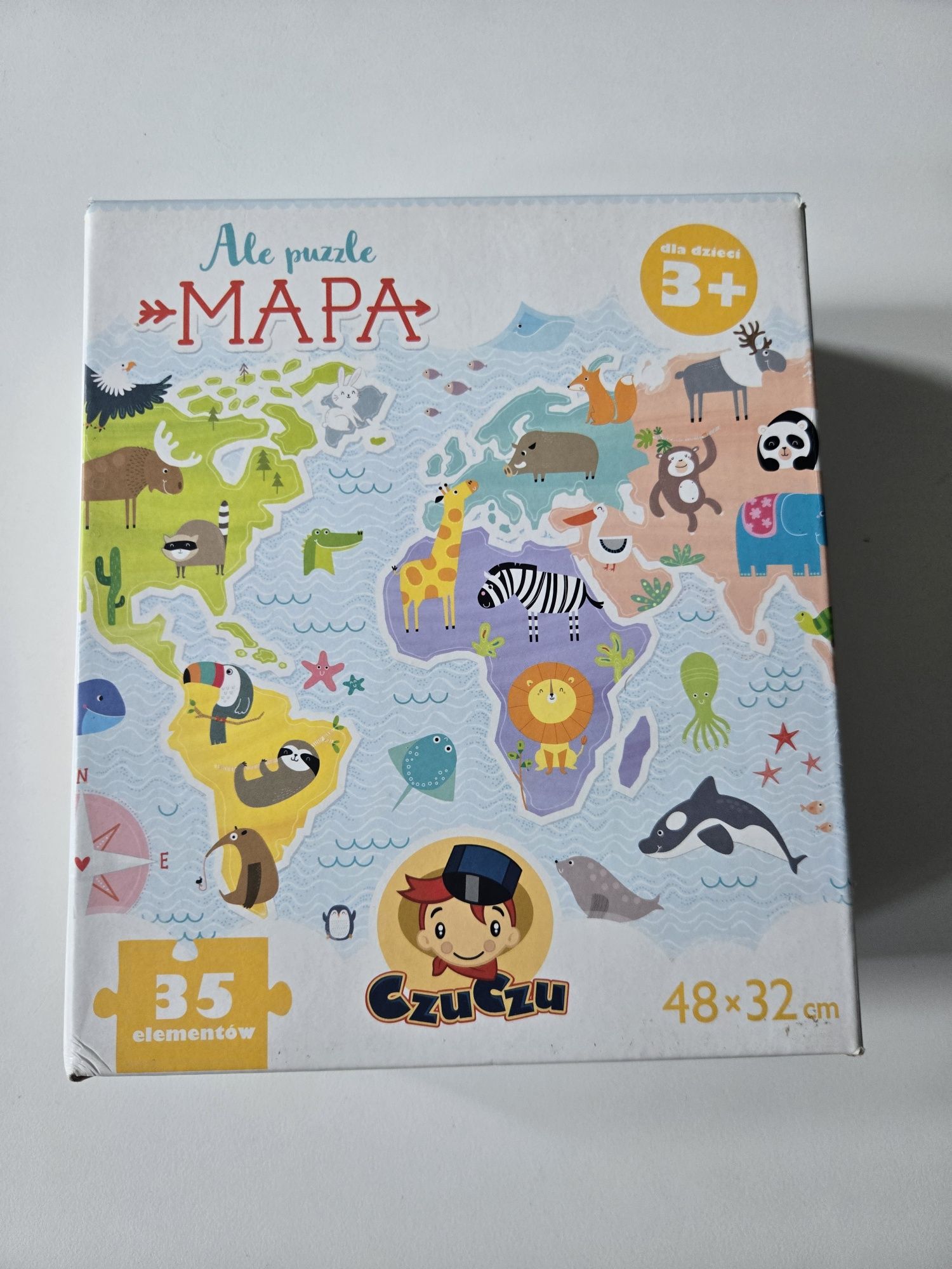 Czuczu Ale Puzzle Mapa Świata 35