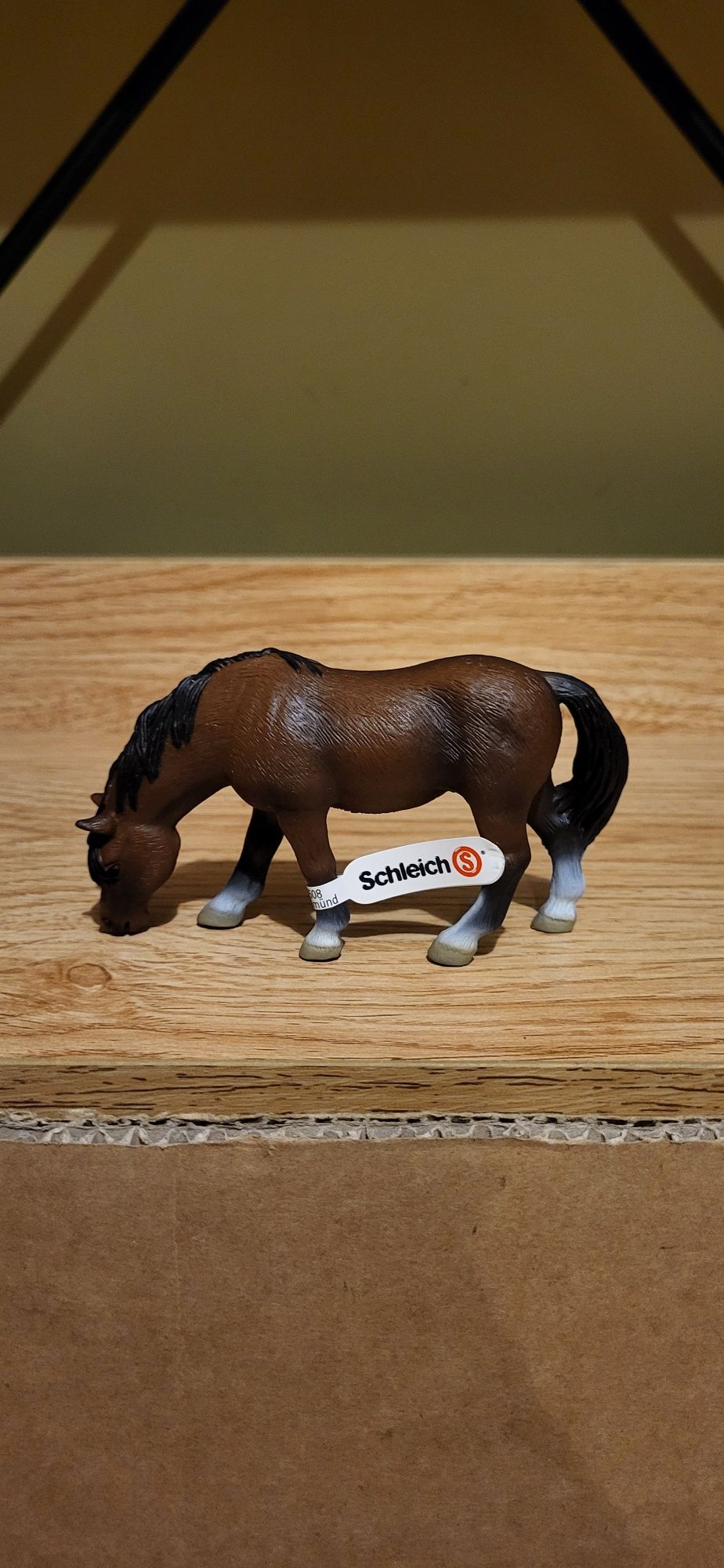 Schleich koń kucyk do nauki jazdy figurka model wycofany z 2004 r.
