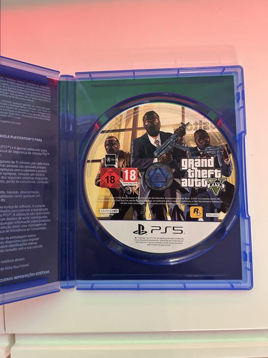 GTAV Playstation 5 Jogo C/ Novo Ps5