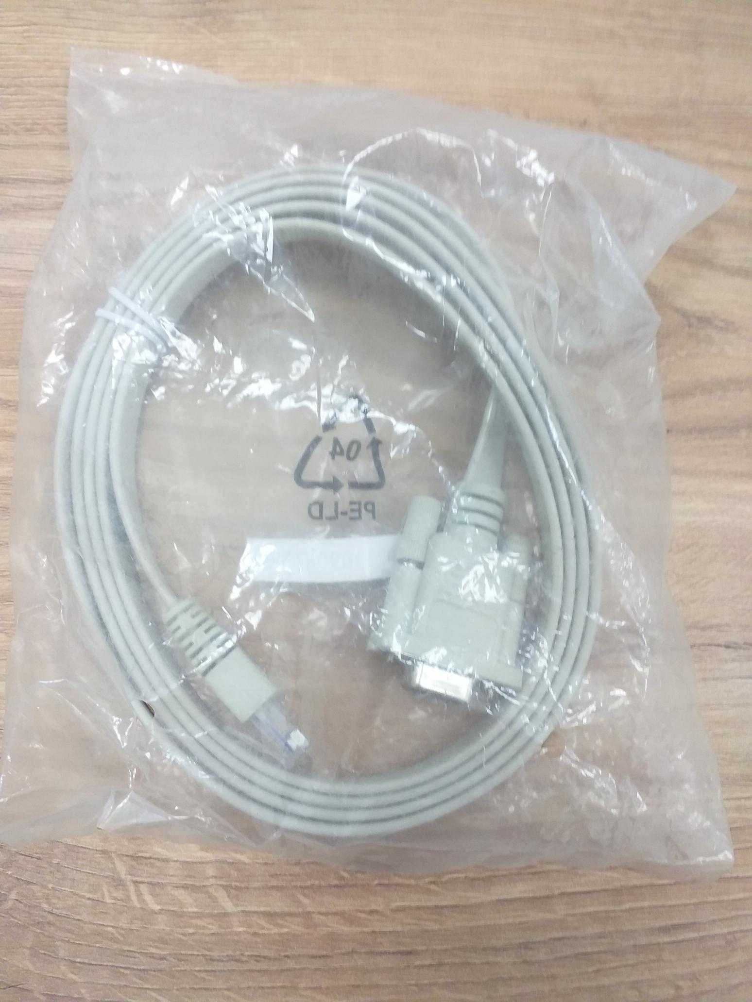 Kabel Konsolowy  RJ-45 - RS-232 (DB9)