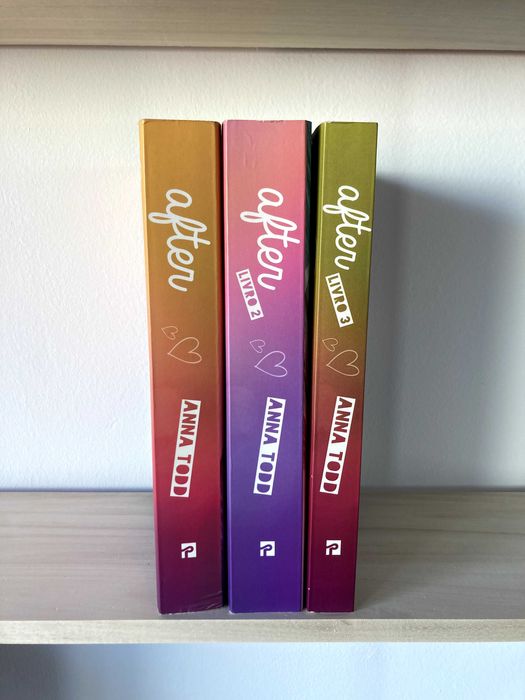 3 livros da saga AFTER de Anna Todd
