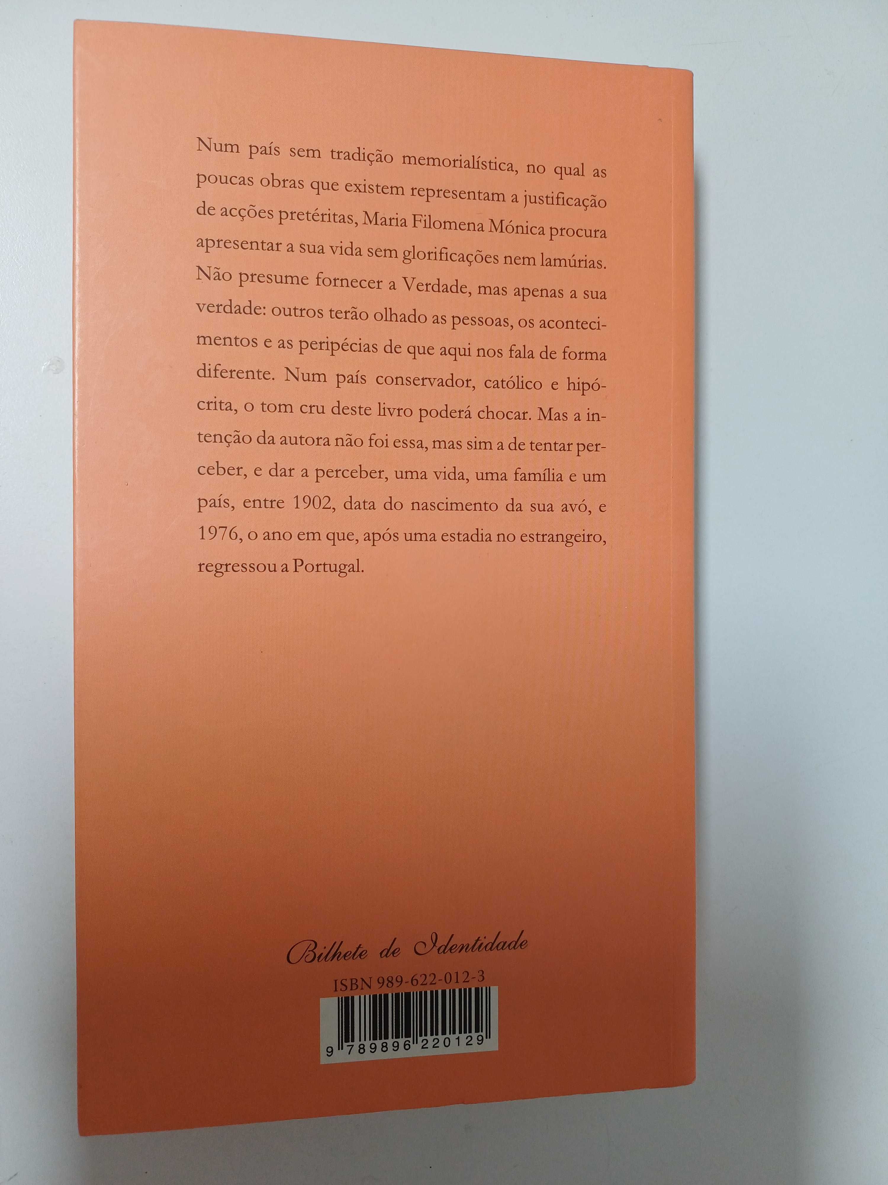 Maria Filomena Mónica - Bilhete de identidade