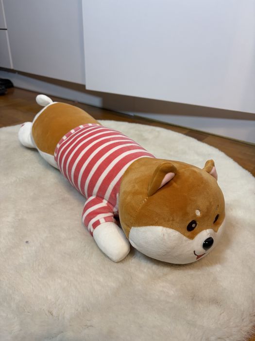 Maskotka pies akita 60cm maskotka pies shiba piesek pluszowy miś 60
