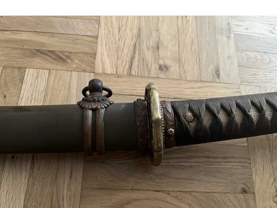 Prawdziwa Katana Japońska oprawa 98 shin guntō [Miecz KOTO] dł. 77,5 c