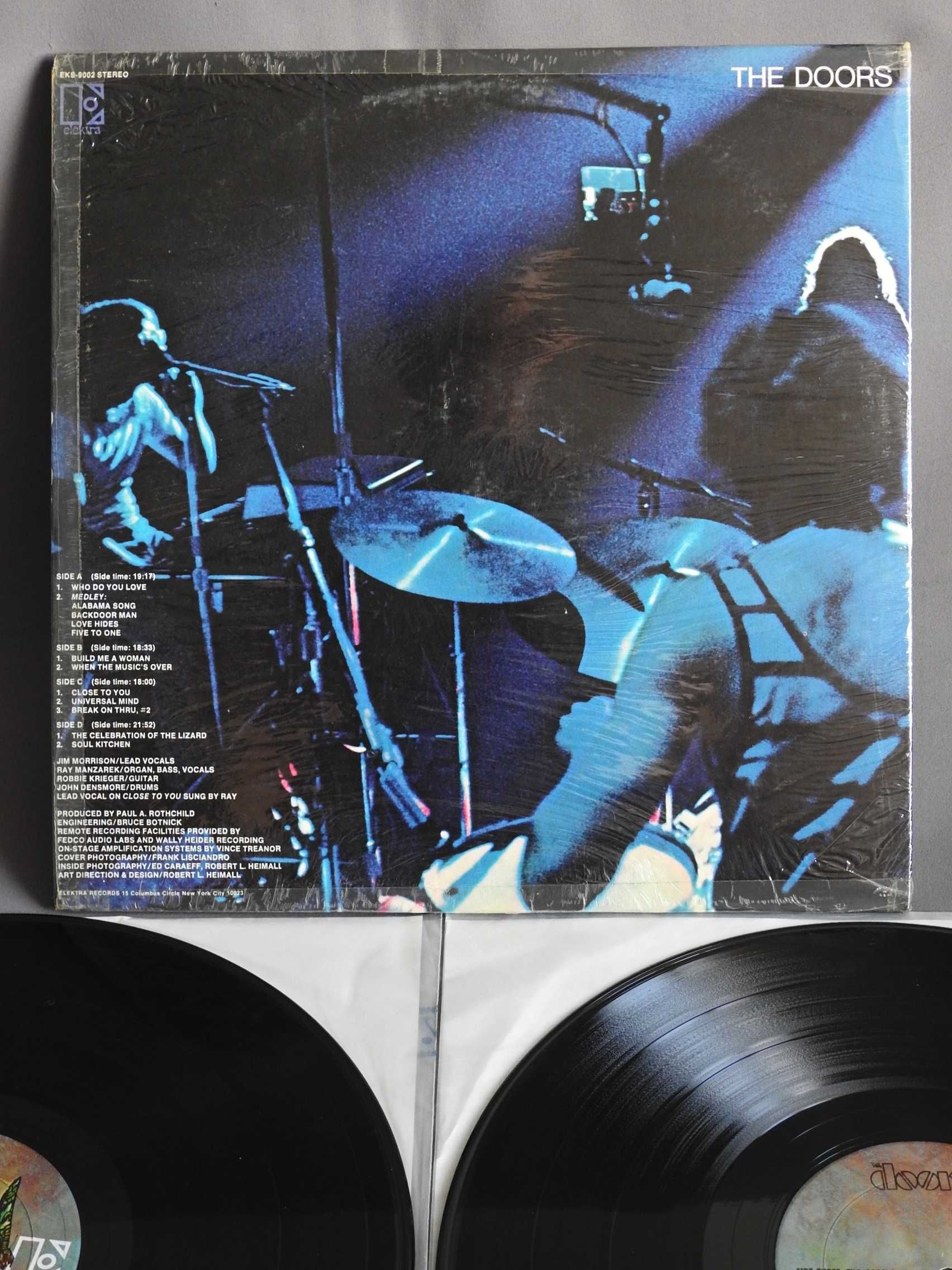 The Doors ‎Absolutely Live LP оригинал 1970 USA США пластинка EX+ 1pre