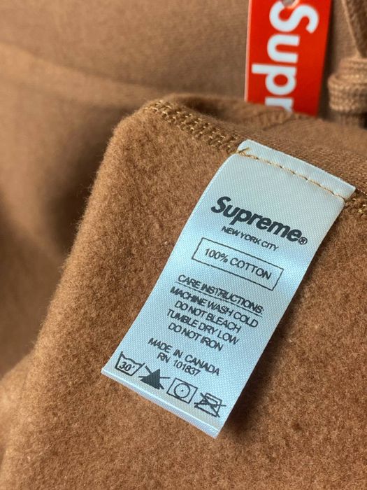 (S-XL) Худі Supreme Box Logo Hooded Sweatshirt (FW17) Rust