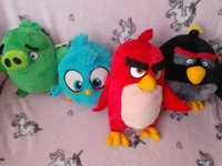 Maskotki angry birds 4 szt maskotka: czerwony, bomba,niebieski, świnia