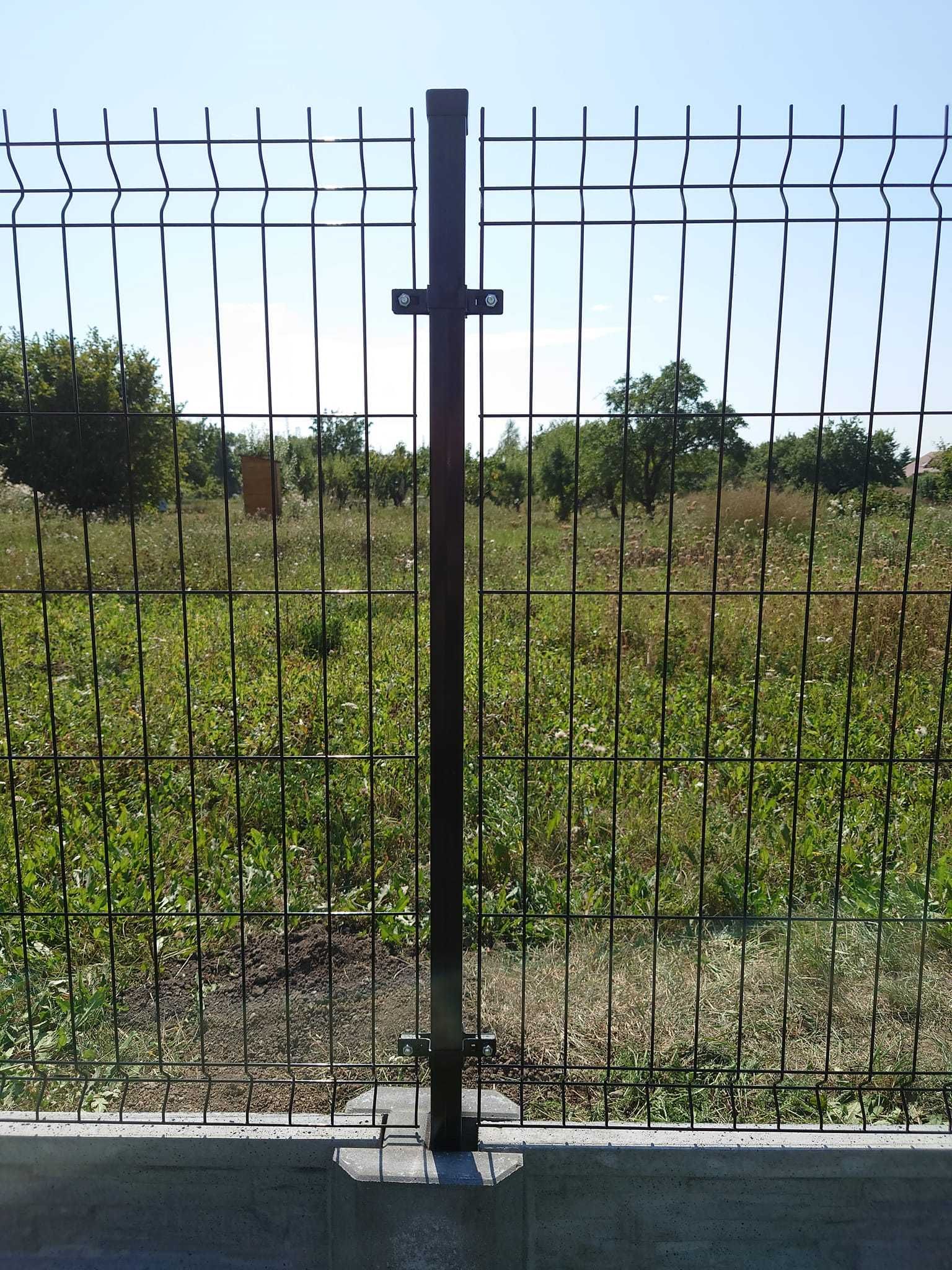ogrodzenia ogrodzenie panelowe panele słupki brama furtka płot palety