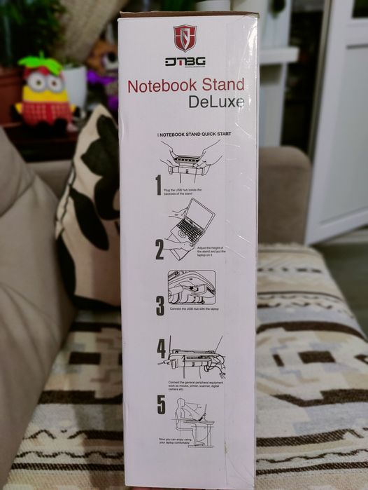 Подставка для ноутбука с вентиляцией и USB хабом DTBG