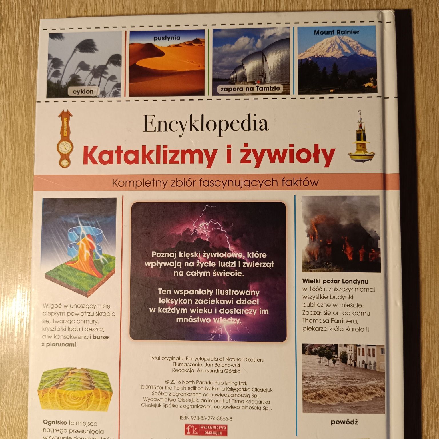 Encyklopedia Kataklizmy i Żywioły 125stron