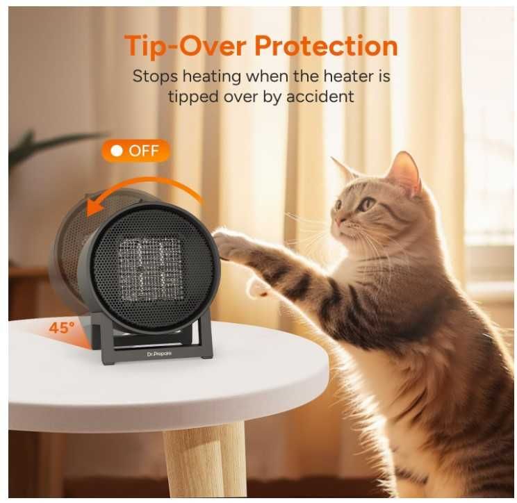 Termowentylator Dr.Prepare 2 tryby 400/600W