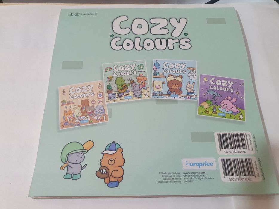 Cozy colour livro de pintar