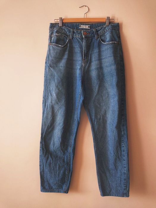 Spodnie mom jeans bawełna