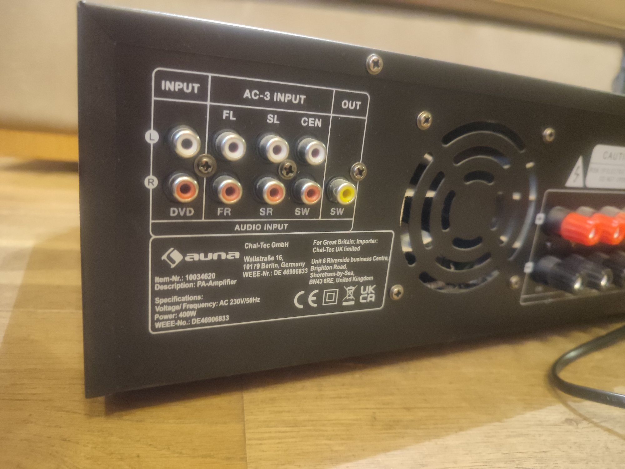 AUNA Home Theatre sorround reciever AMP5100BT