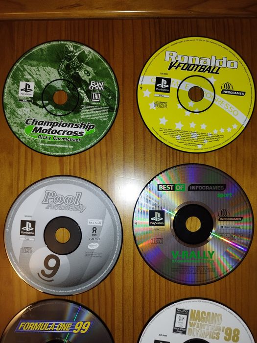 Lote de jogos PlayStation 1