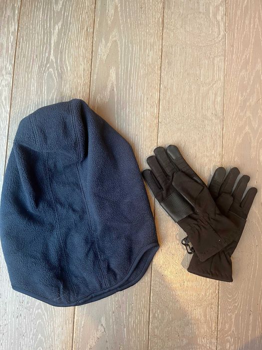 Chłopięca kominiarka z polaru H&M i rękawiczki