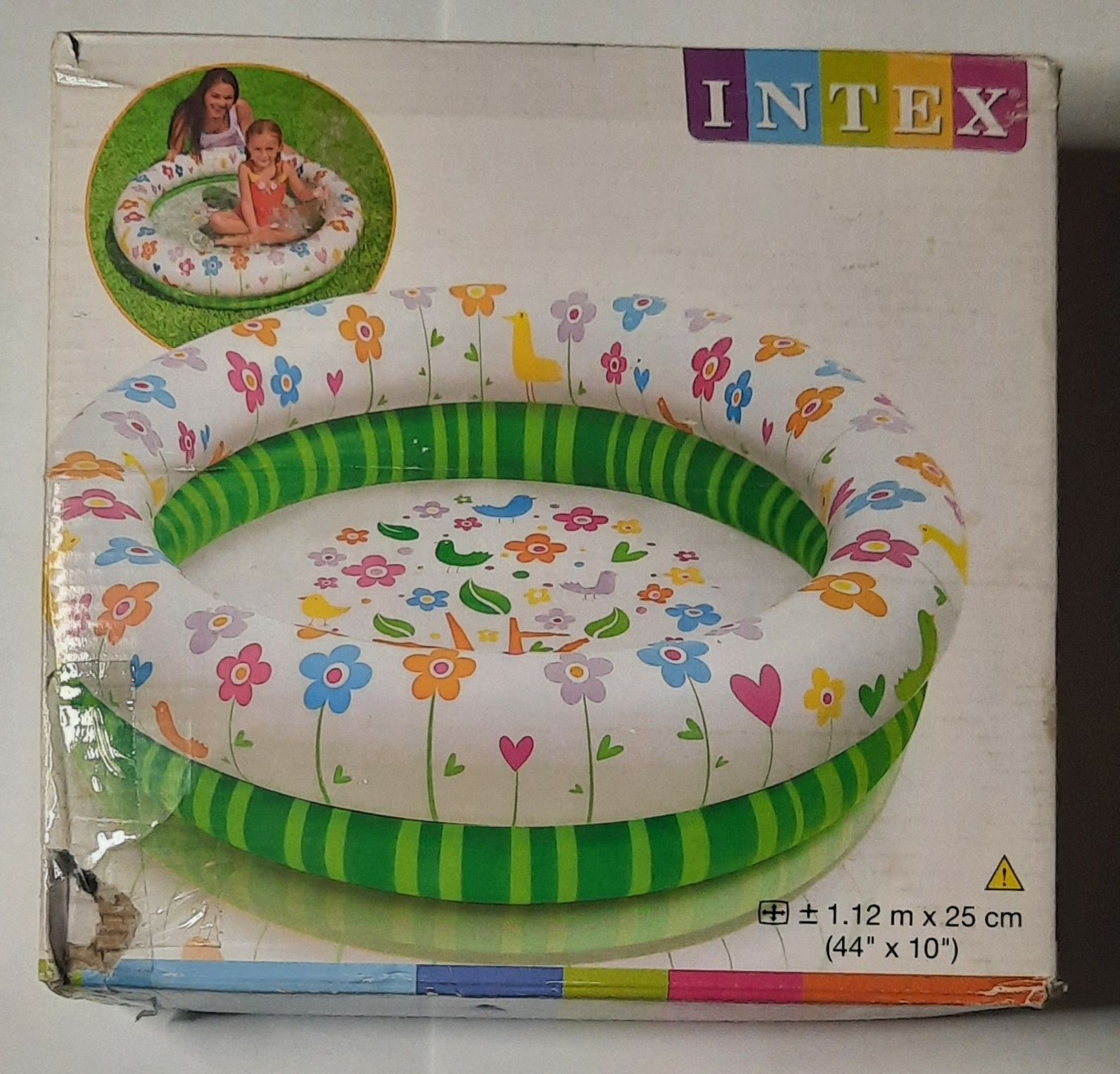 Дитячий Надувний Басейн Intex 57427 ( 112 x 25 см) на 98 л детский бас