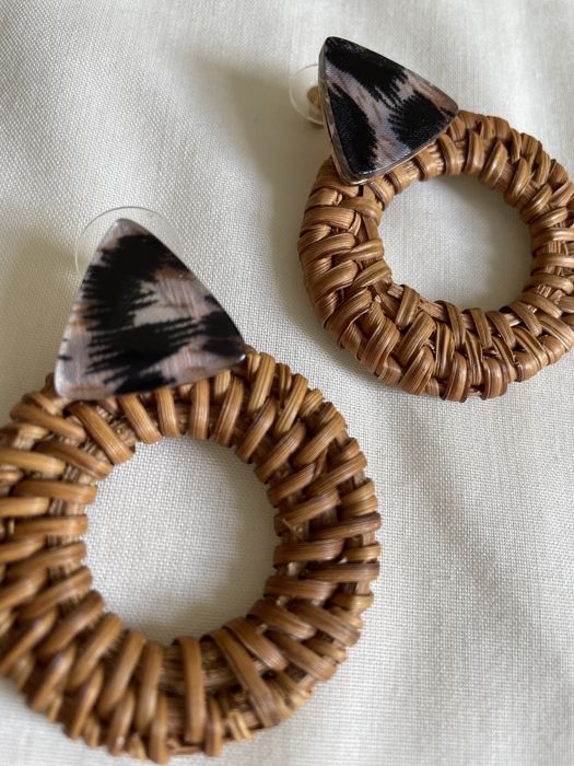 Brincos estilo rústico