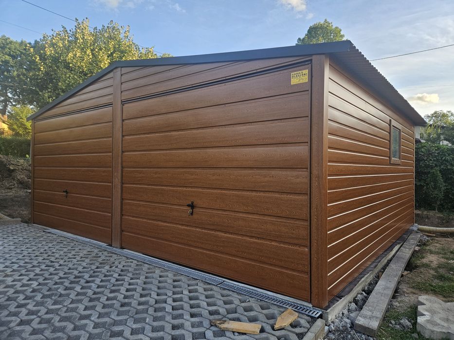 6x5.8 MAŁ Garaze Blaszane Garaż Blaszany Blaszak Blaszaki Producent