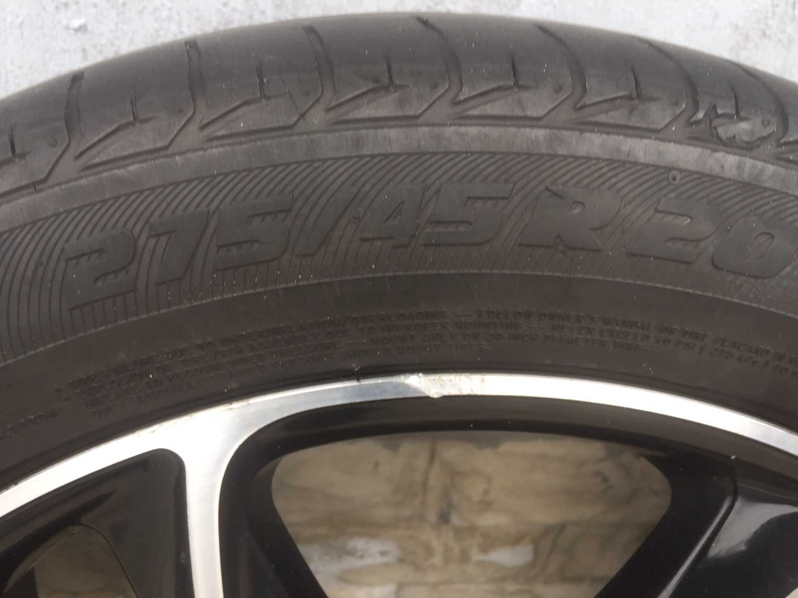 Диски 5/130r20,шины 275/45/20.Audi Q7  WV Touareg Porsche Cayenne