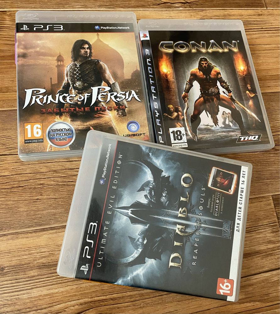Sony PS3: Duck Tales, Wolfenstein, Transformers, Diablo, Conan, Hitman