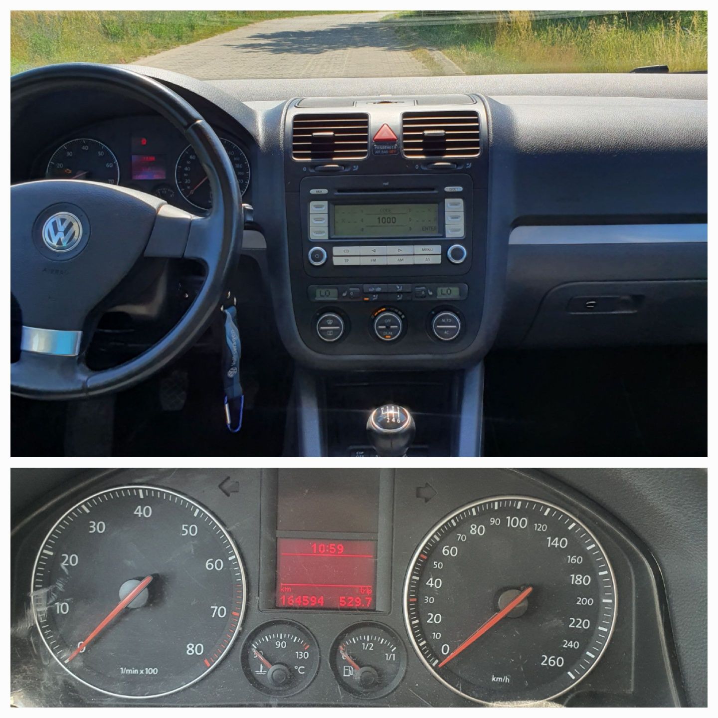 Vw golf 1.4, 140 KM, 2008r.  wersja Highline, panorama dach, czujniki