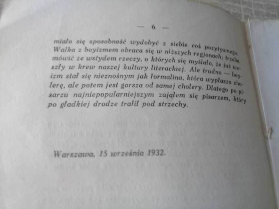 K.Irzykowski Benjaminek Rzecz o Boyu-Żełeńskim Warszawa 1933