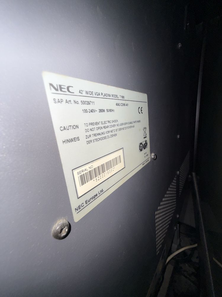Plasma NEC 42 WIDE , T000