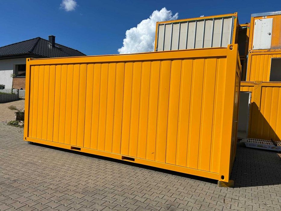 Kontener kontenery biurowe budowlane używane  CONTAINEX 6x2,40x2,60