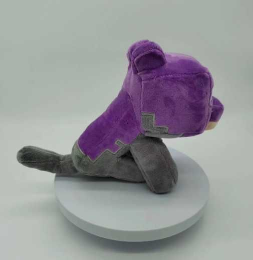 Фіолетовий Леопард (Забарвлений кіт) 23см майнкрафт Minecraft кот