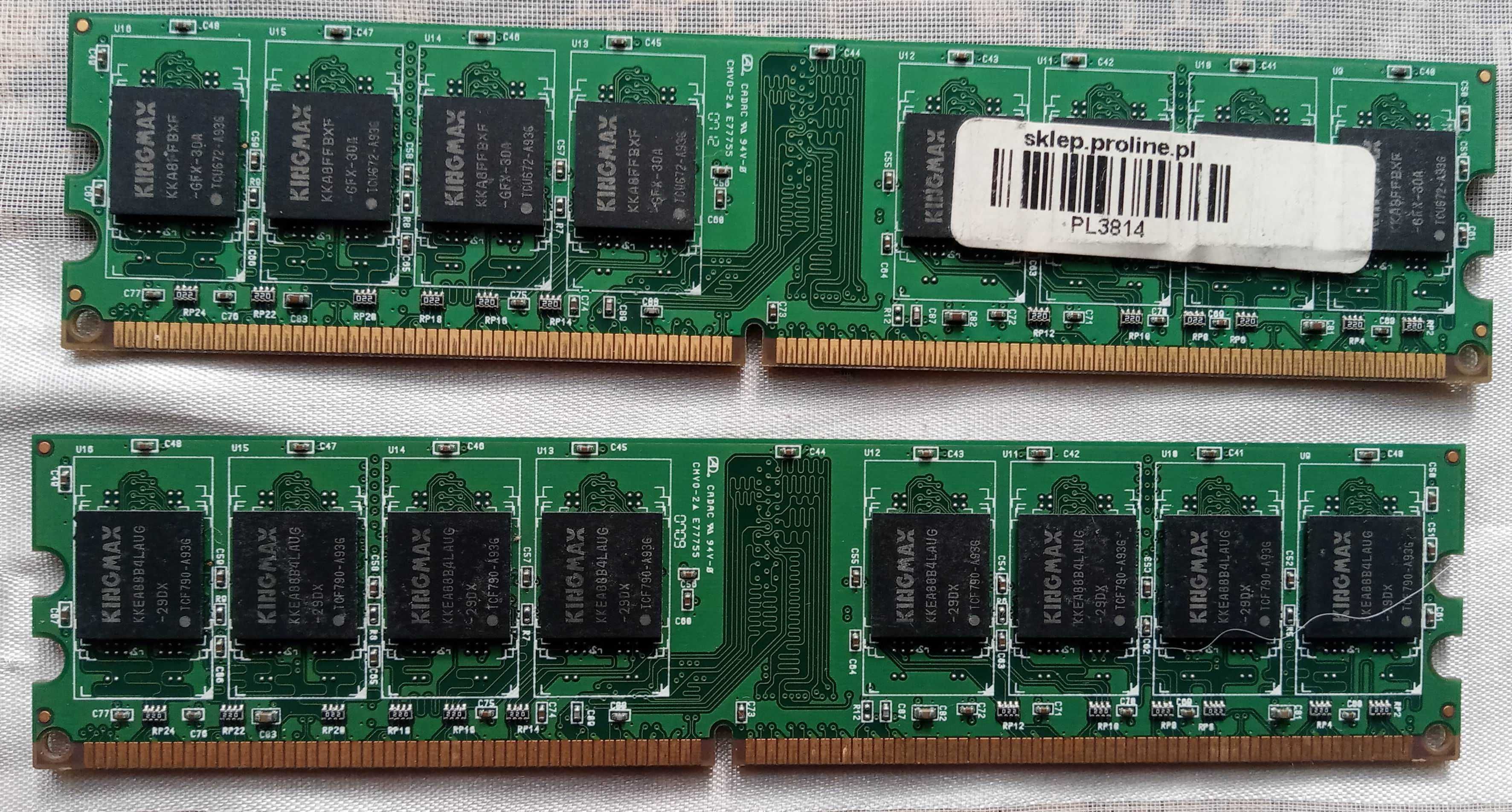 Pamięć Kingmax RAM DDR2 1GB x2