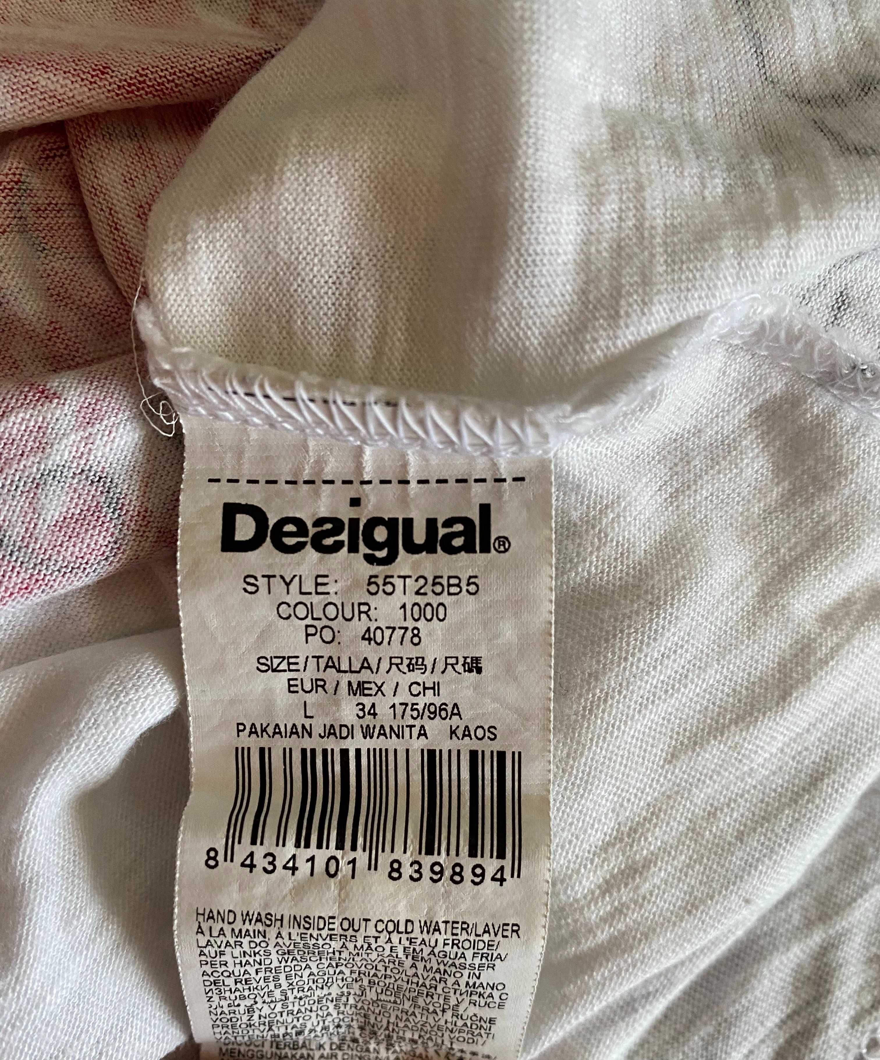 T-shirt Desigual Tamnho L