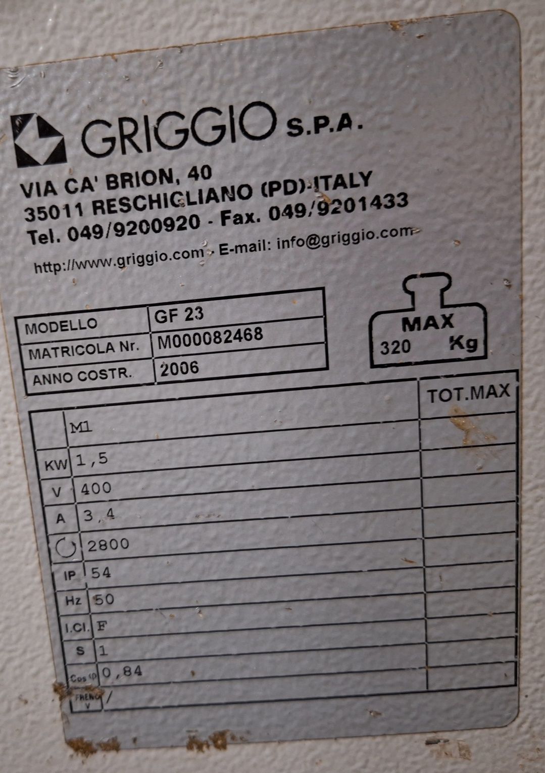 Сверлильно-присадочный станок Griggio BS 23. Свердлильний верстат