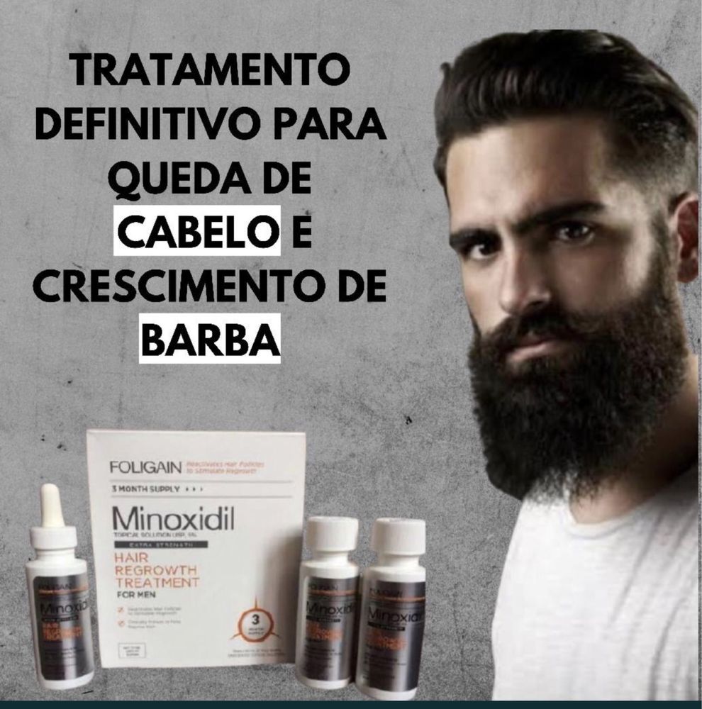 Minoxidil Foligain extra forte! Adeus a calvície