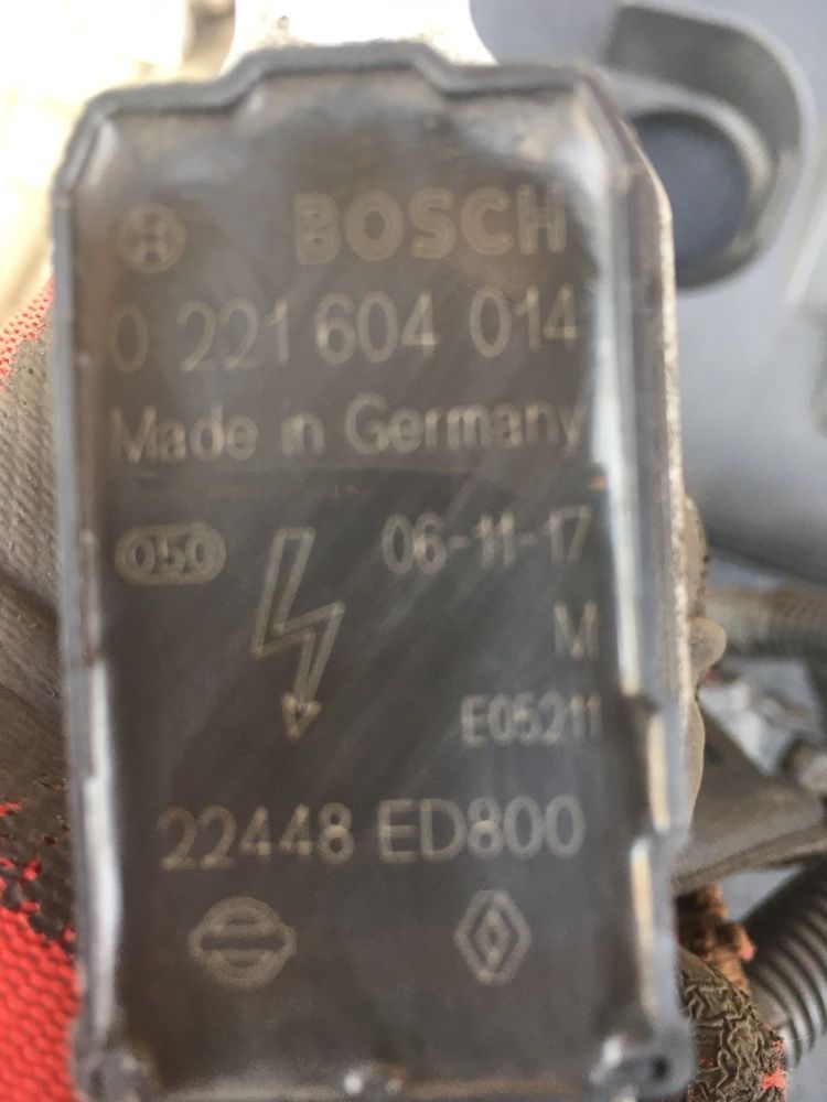 Катушка Bosch 0 221 604 014 Nissan Tiida 06-10 разборка