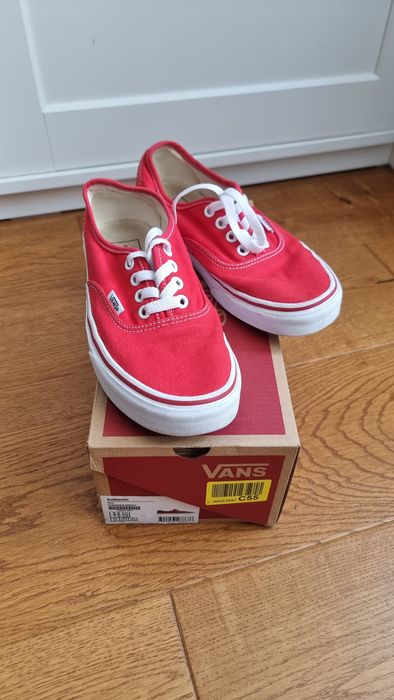 Trampki/sneakersy VANS Authentic czerwone rozm. 37