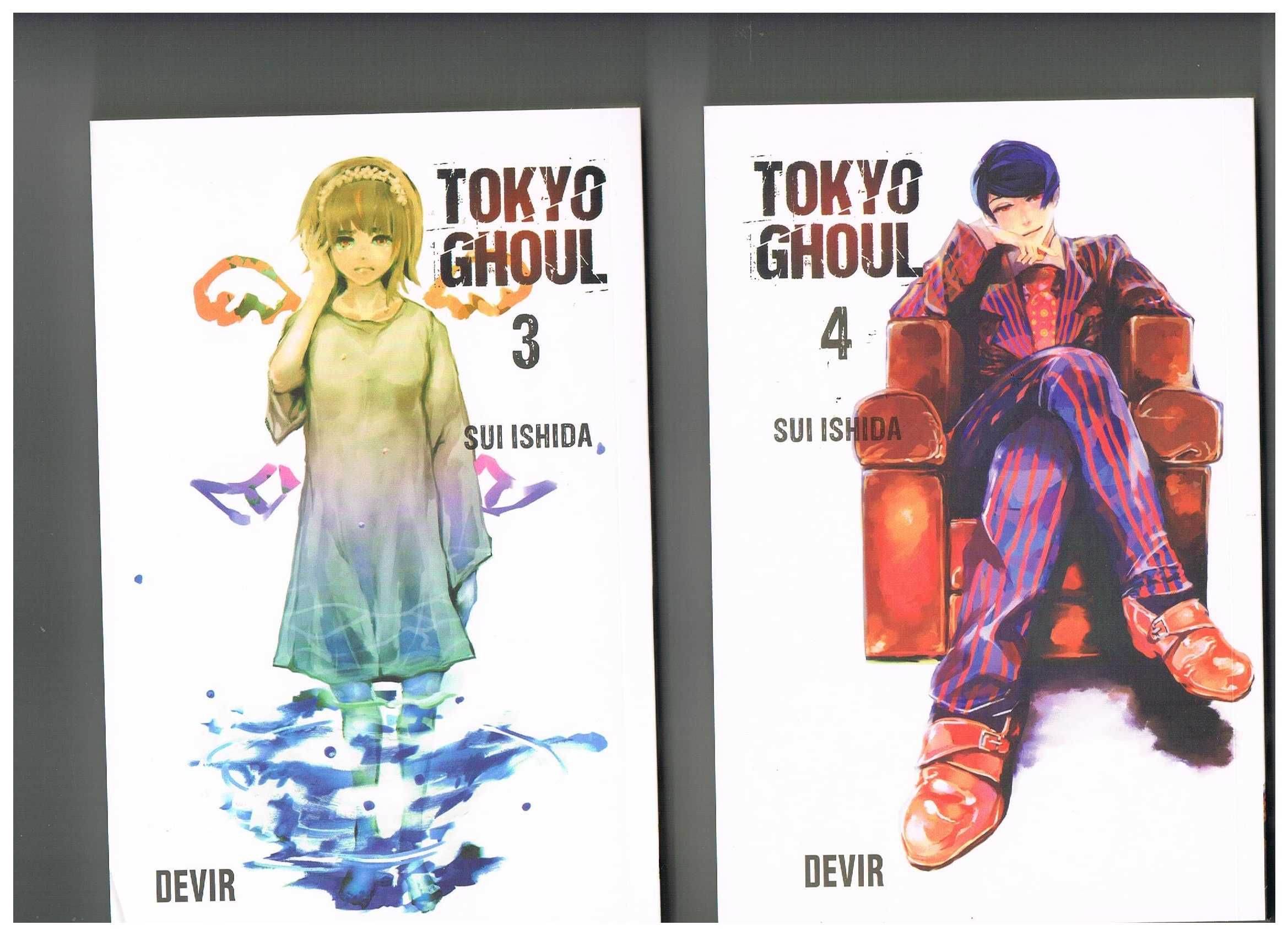 livros de B.D. Manga Tokyo Ghoul, Knights, FullMetal
