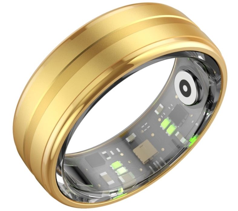 smart ring rubicon r6 gold size-8(us) smarub320