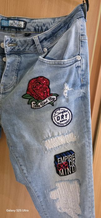 Spodnie damskie denim