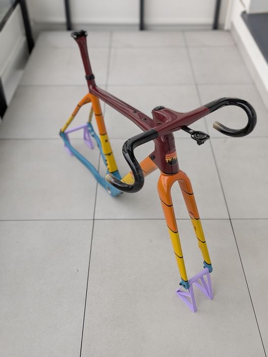 Rama frameset gravel carbon Romet Nyk 52 kierownica zintegrowana