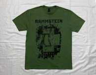 Футболка / мерч Rammstein - (Оливковая) - Размеры M , L , XL