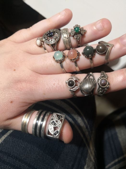 Srebrne pierścionki agat warmet at srebro pierścionek srebrny kamień