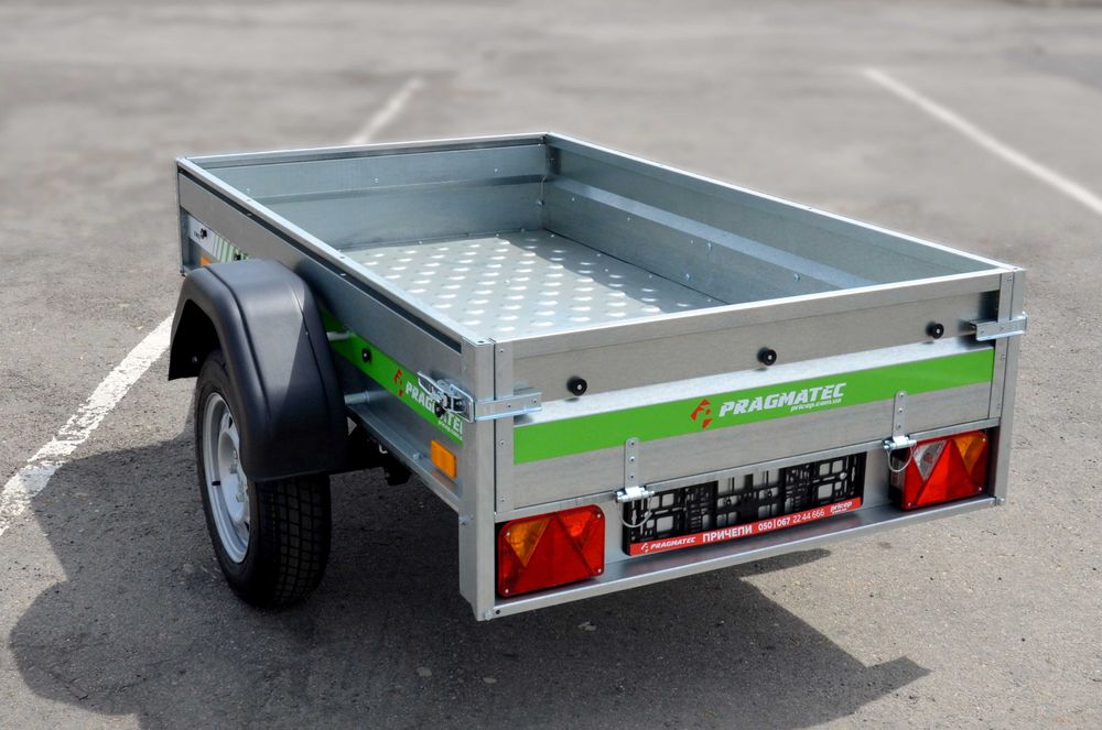 Надлегкий легковий причіп Еней одноосний легковой прицеп ПРАГМАТЕК