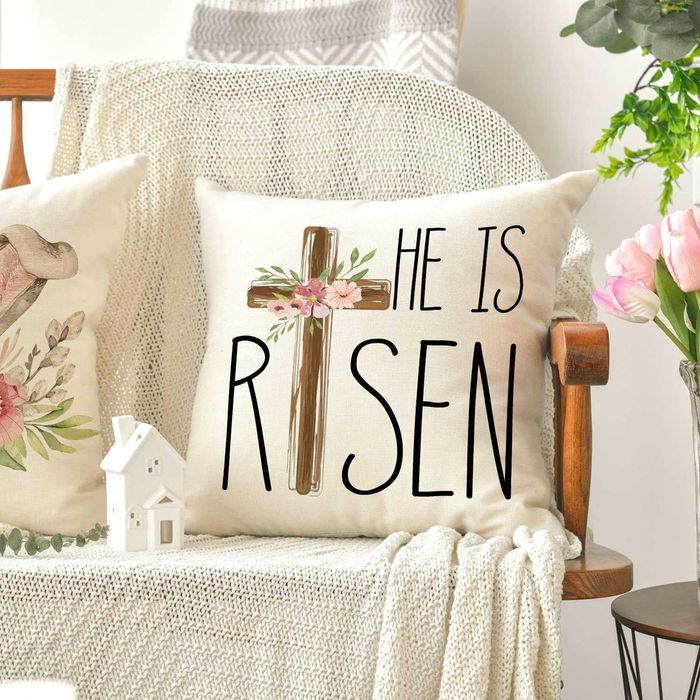 4x Poszewka dekoracyjna Artoid Mode - 45x45 cm - WIELKANOC